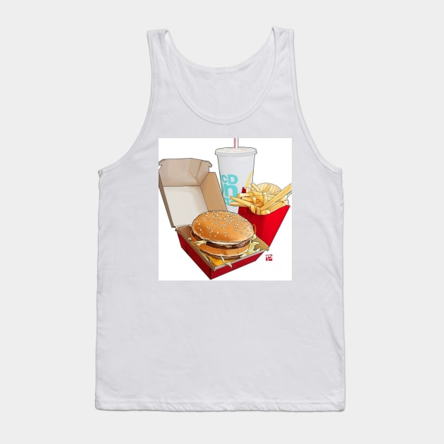 Happy meal Tank Top by Alligant22